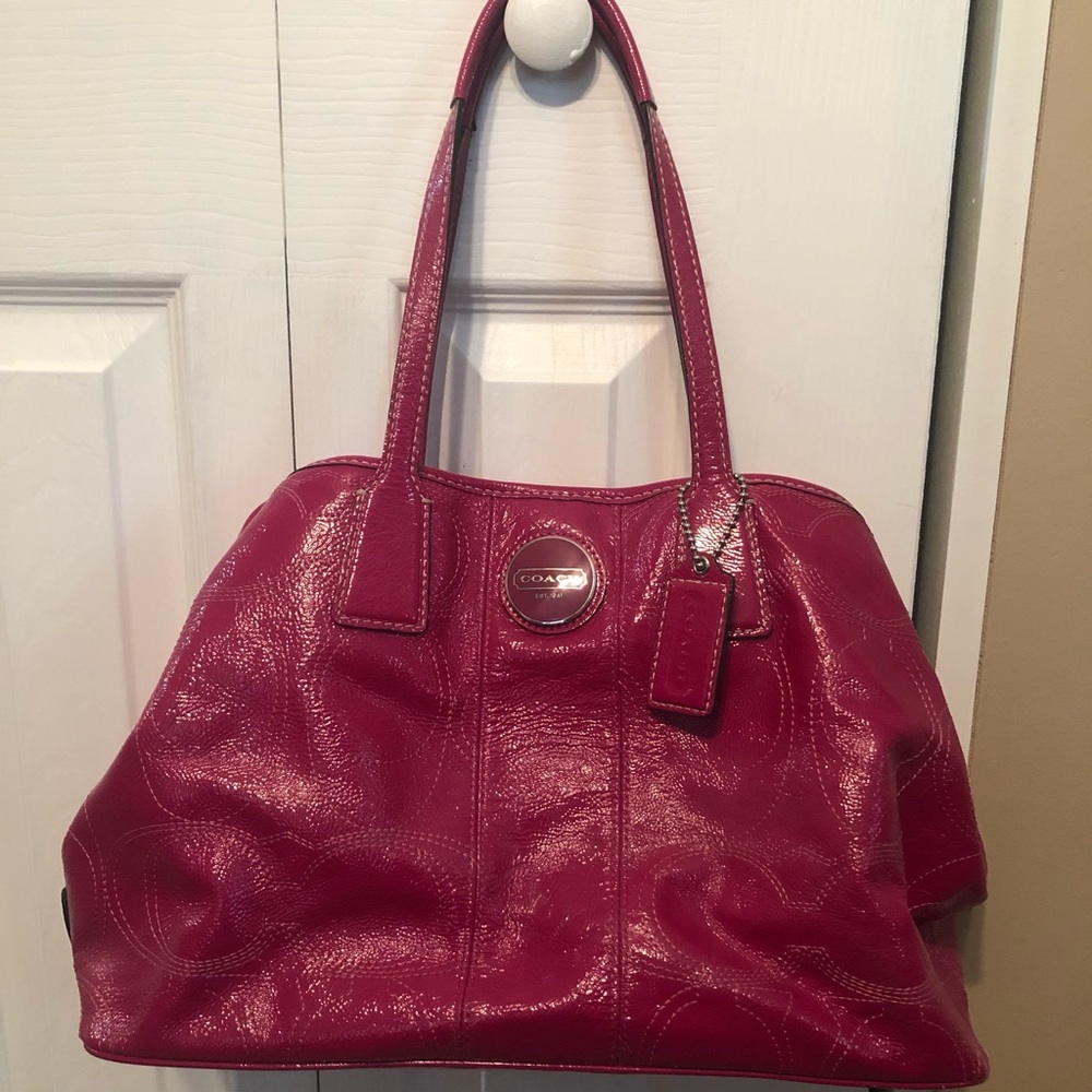Coach Tote Bag - EUC - Pink